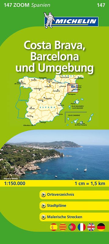 Michelin Costa Brava, Barcelona und Umgebung