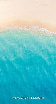 Waves 2-Year 2026-27 3.5 X 6.5 Monthly Pocket Planner