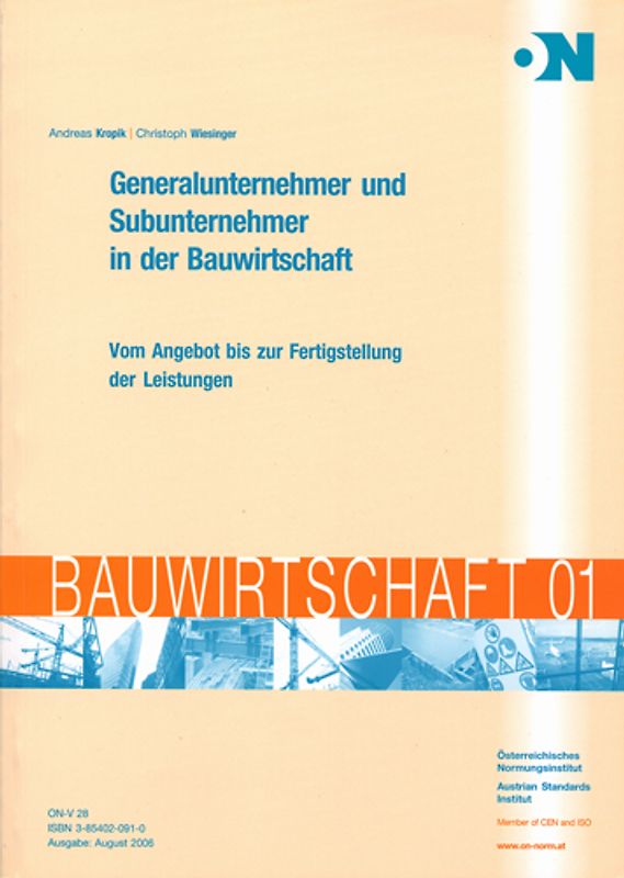 Generalunternehmer und Subunternehmer in der Bauwirtschaft