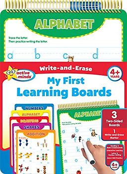 Active Minds Write-And-Erase My First Learning Boards