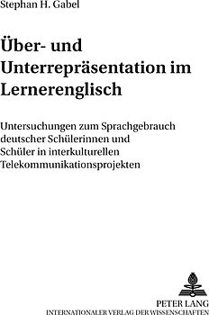 Über- und Unterrepräsentation im Lernerenglisch