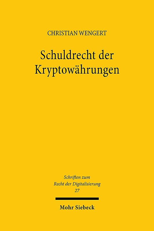 Schuldrecht der Kryptowährungen