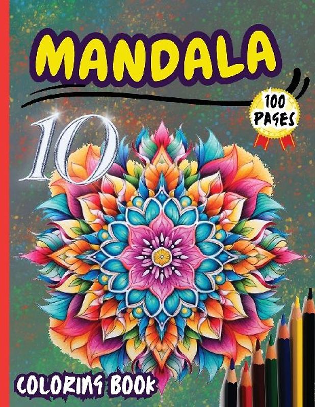 Mandala 10 Coloring Book