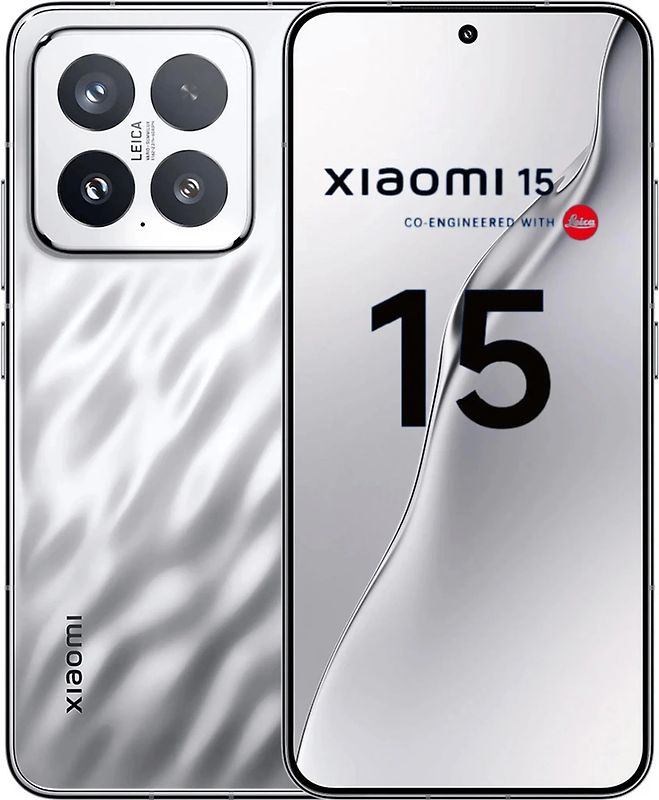 Refurbished Xiaomi 15 Dual SIM 512GB silver chrome kopen | rebuy