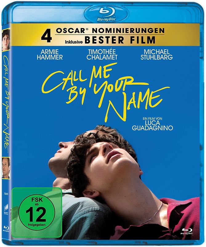 Call Me By Your Name Blu-ray Disc