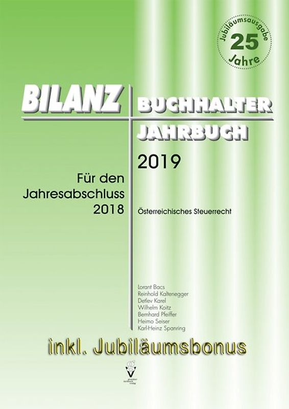 BILANZBUCHHALTER JAHRBUCH 2019 - inkl. Jubiläumsbonus als PDF