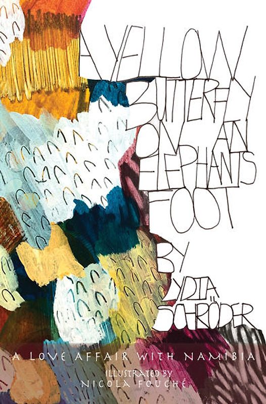 A Yellow Butterfly on an Elephant's Foot