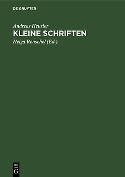Kleine Schriften
