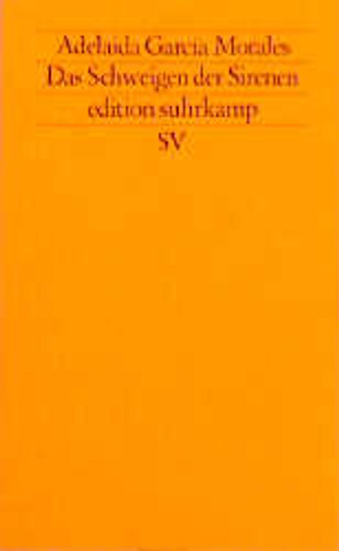 Das Schweigen der Sirenen. Roman