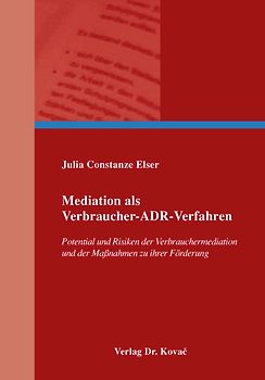 Mediation als Verbraucher-ADR-Verfahren