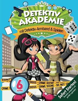 Detektiv-Akademie Schnitzeljagd (Kindergeburtstag) ab 6 Jahren: Mit dem Detektiv-Elitearmband geht es für euch auf eine spannende Schatzsuche voller Rätsel & Herausforderungen. (Bravo Schatzsuche)