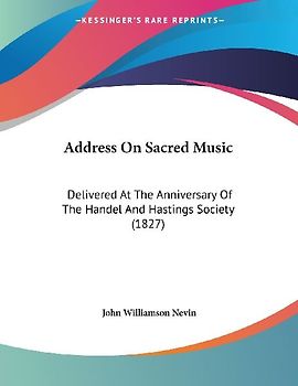 Address On Sacred Music