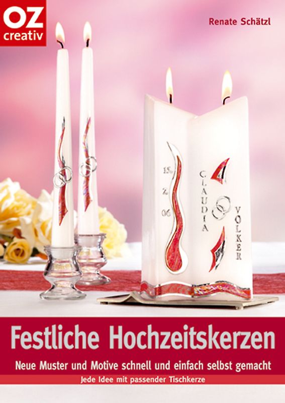 Festliche Hochzeitskerzen