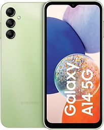Image of Samsung Galaxy A14 5G Dual SIM 64GB groen (Refurbished)