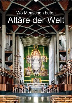 Wo Menschen beten: Altäre der Welt (Posterbuch DIN A2 hoch)