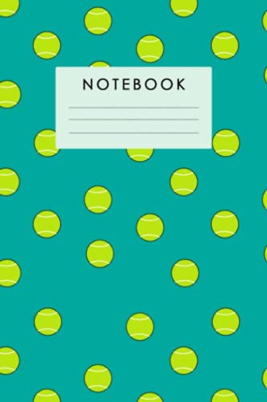 Notebook: Composition Notebook Tennis Ball Pattern