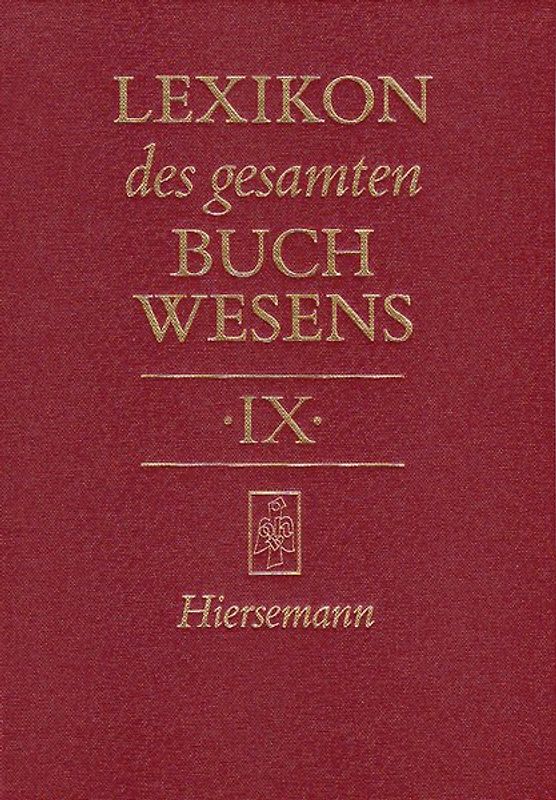 Lexikon des gesamten Buchwesens
