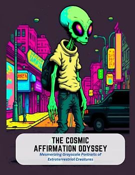 The Cosmic Affirmation Odyssey: Mesmerizing Grayscale Portraits of Extraterrestrial Creatures