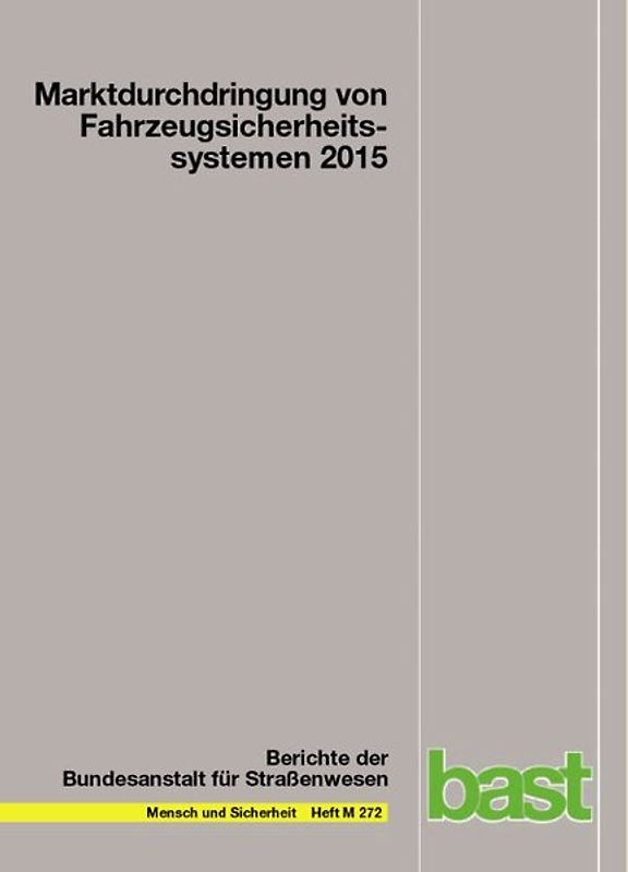 Marktdurchdringung von Fahrzeugsicherheitssystemen 2015