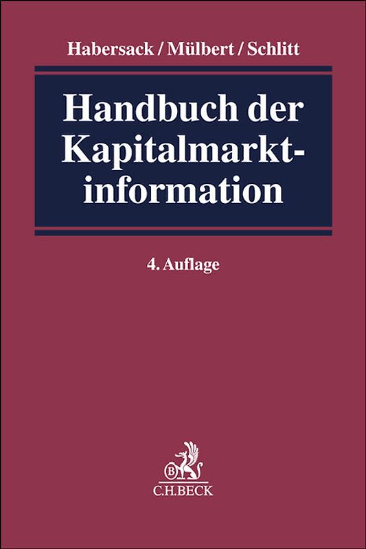 Handbuch der Kapitalmarktinformation