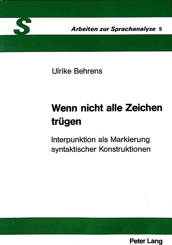 Wenn nicht alle Zeichen trügen