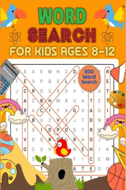 Word Search Puzzle Book For Kids: Ages 8 to 12