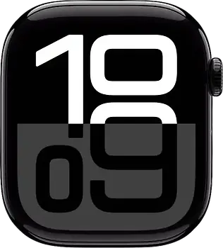 Apple Watch Series 10 46 mm Boîtier aluminium noir de jais [Wi-Fi]