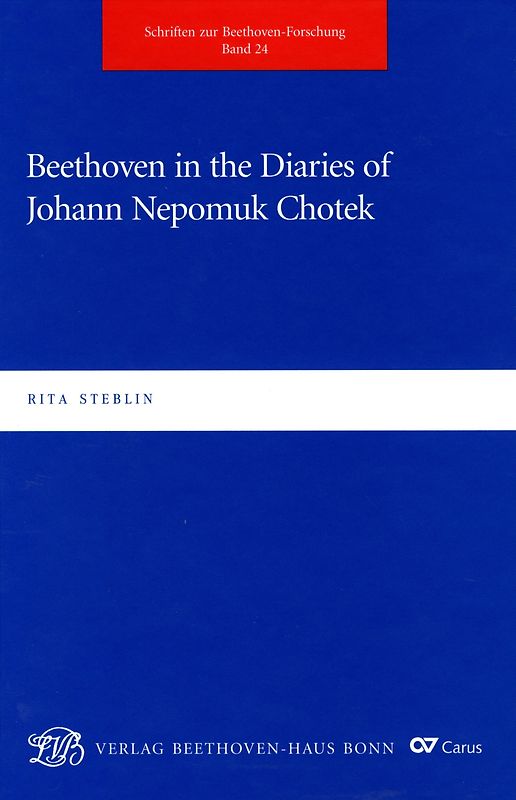 Beethoven in the Diaries of Johann Nepomuk Chotek