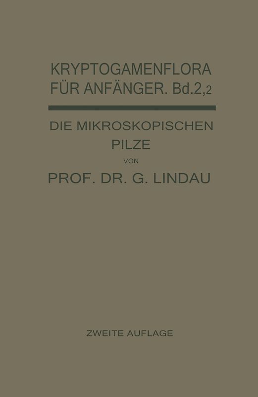 Die mikroskopischen Pilze