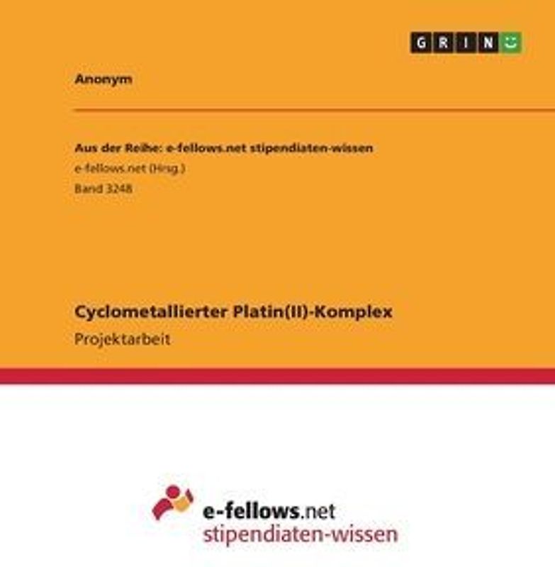 Cyclometallierter Platin(II)-Komplex