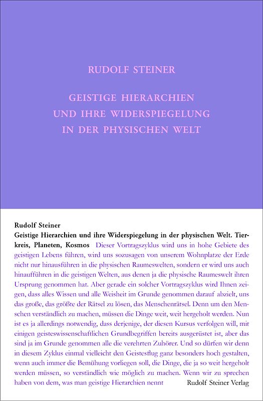 Geistige Hierarchien und ihre Widerspiegelung in der physischen Welt