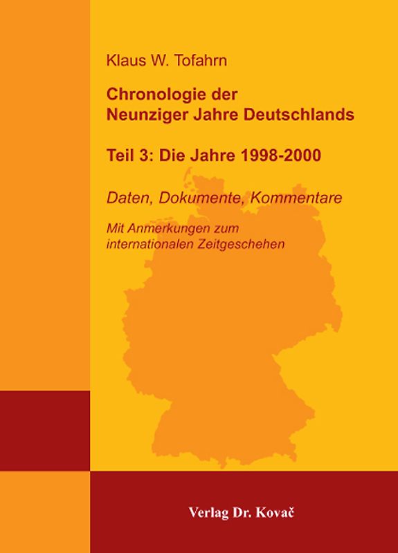 Chronologie der Neunziger Jahre Deutschlands Teil 3: Die Jahre 1998-2000