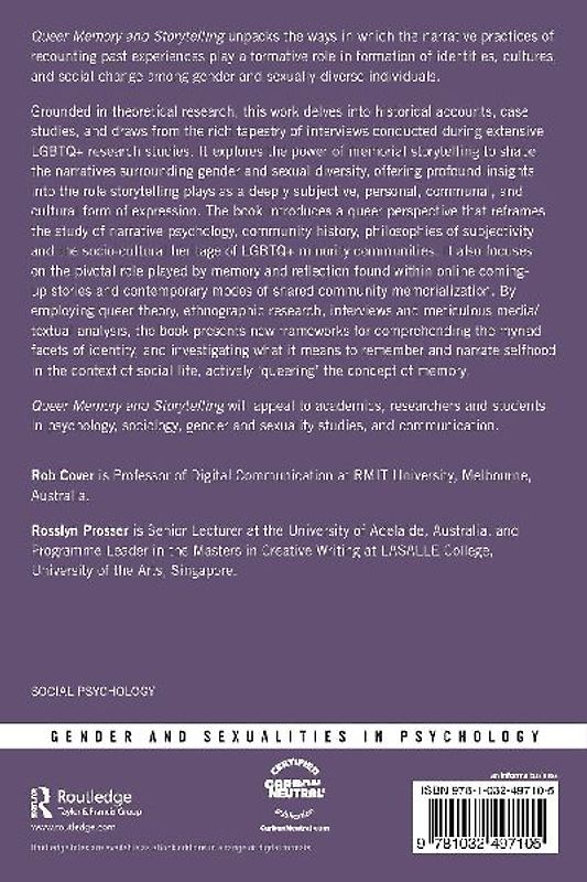 Queer Memory and Storytelling