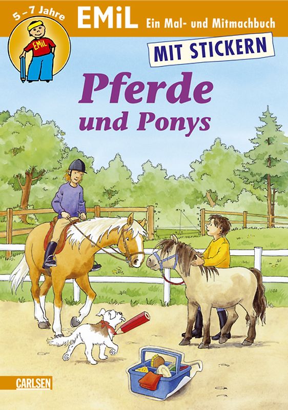 Mal- und Mitmachbuch, Band 3: Pferde und Ponys