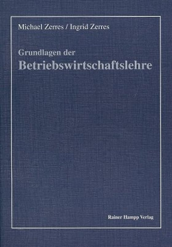 Grundlagen der Betriebswirtschaftslehre