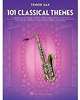 101 Classical Themes -For Tenor Saxophone- (Book): Noten, Sammelband für Tenor-Saxophon