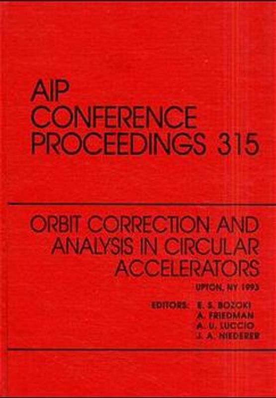 Orbit Correction and Analysis in Circular Accelerators