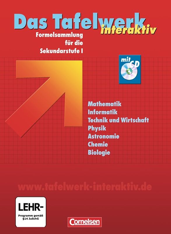 Das Tafelwerk interaktiv - Formelsammlung für die Sekundarstufe I - Westliche Bundesländer