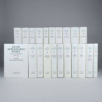 Jacob Burckhardt Werke. Kritische Gesamtausgabe