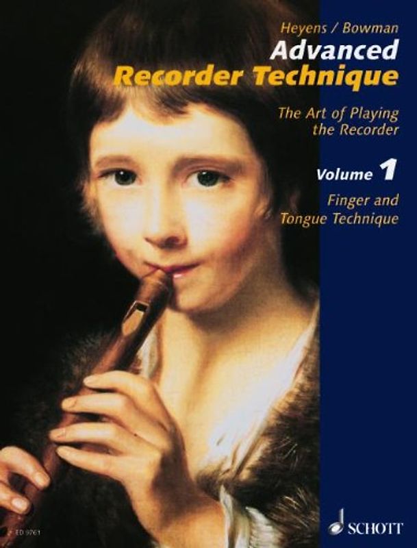 Advanced Recorder Technique. Finger and Tongue Technique. Vol. 1. Alt-Blockflöte. Lehrbuch.