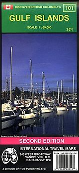 Discover British Columbia's Gulf Island. 1:60000