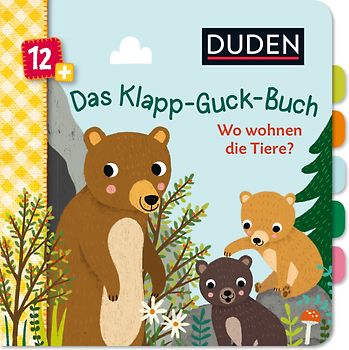 Duden 12+: Das Klapp-Guck-Buch: Wo wohnen die Tiere?