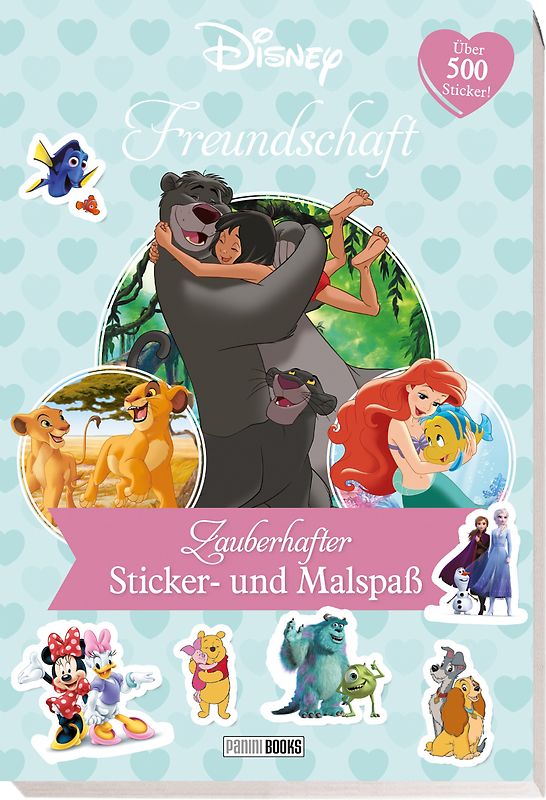 Disney Freundschaft: Zauberhafter Sticker- und Malspaß