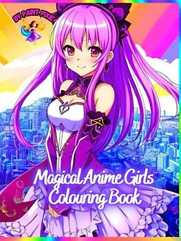 Magical Anime Girls Colouring Book