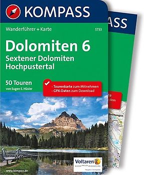 KOMPASS Wanderführer Dolomiten 6, Sextener Dolomiten, Hochpustertal