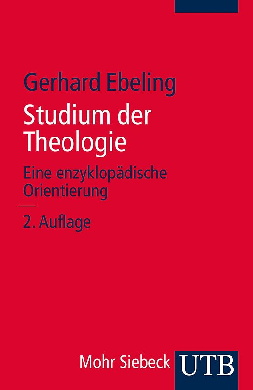 Studium der Theologie