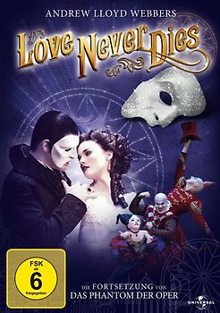 Andrew Lloyd Webber's: Love Never Dies DVD