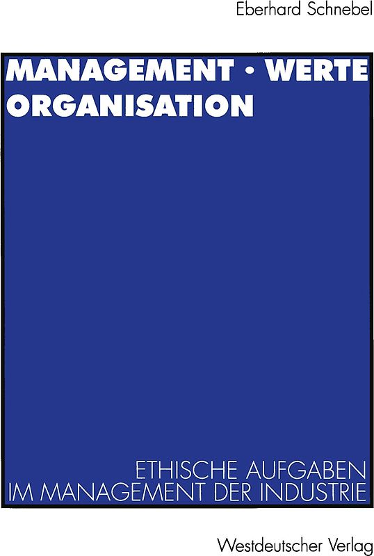 Management · Werte Organisation