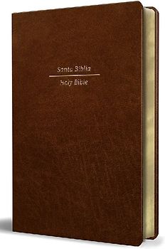 Biblia Bilingüe Reina Valera 1960/ESV Tamaño Grande Piel Marrón / Bilingual Bible Rvr60/English Standard Large Size Large Print Leather