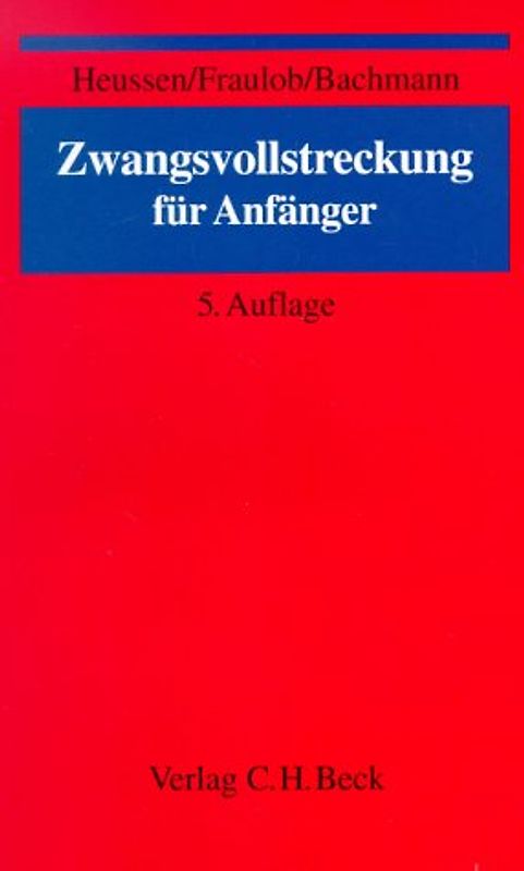Zwangsvollstreckung für Anfänger